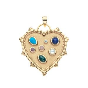 Treasure trove  Heart Pendant by Jane Win